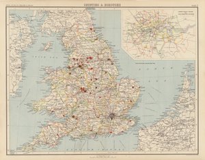 Atlas royal, vers 1900 : Comtés et arrondissements - English School