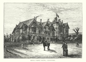 Royal Forest Hotel, Chingford (gravure) - English School