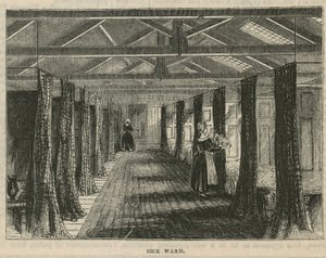 Hôpital Royal Gratuit, Londres : Salle des Malades