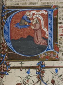Royal MS 1 E IX, f.193 Jérémie inspiré par Dieu