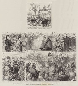 Visite royale à Saltaire (gravure)