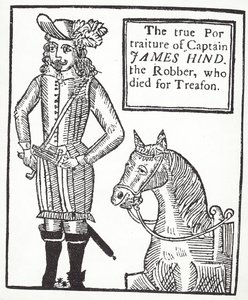 James Hind, bandit royaliste (gravure) - English School