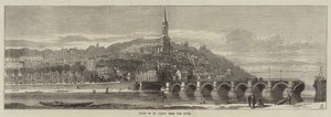 Ruines de Saint-Cloud, depuis la rivière (gravure) - English School
