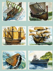 Montage de navires à voile