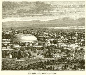Salt Lake City, avec le Tabernacle - English School