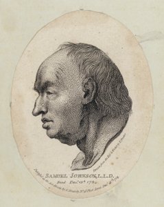 Samuel Johnson, écrivain et lexicographe anglais (eau-forte) - English School