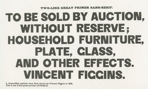 Affiche sans serif - English School