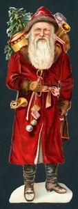 Père Noël, Carte de Noël