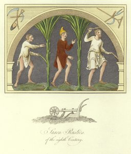 Paysans saxons du 8ème siècle - English School