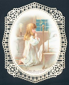 Prières avant de dormir, Carte de Noël - English School