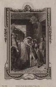 Scène de Clarissa, par Samuel Richardson - English School