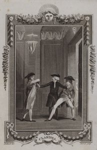 Scène de Clarissa, par Samuel Richardson - English School
