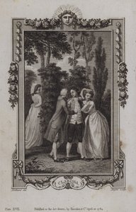 Scène de Clarissa, par Samuel Richardson - English School