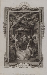 Scène de Clarissa, par Samuel Richardson - English School