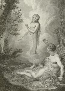Scène de Paradis perdu, de John Milton - English School