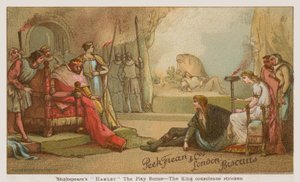 Scène de Hamlet de Shakespeare