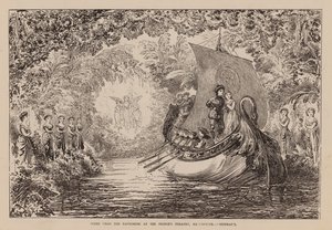 Scène de la pantomime au Prince