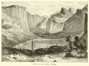 Scène dans la Sierra Nevada