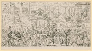 Scène de la vie londonienne