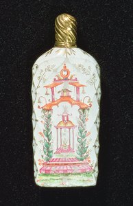 Flacon à parfum décoré d