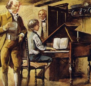 Schubert est né à Vienne en 1797 - English School