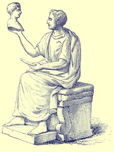 Sculpteur, illustration de History of Rome par Victor Duruy, publiée en 1884 - English School