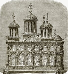 Cabinet sculpté dans le trésor de Karyes - English School
