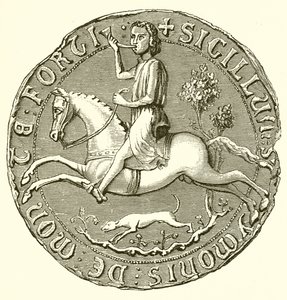 Sceau de Simon de Montfort - English School