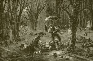 Recherche des morts et des blessés - English School