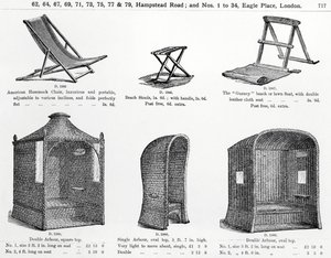 Sièges et tonnelles du catalogue Oetzmann & Co. - English School