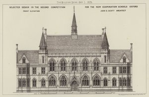 Conception sélectionnée dans le deuxième concours pour les nouvelles écoles d