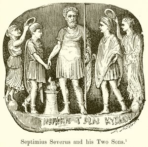 Septime Sévère et ses deux fils - English School
