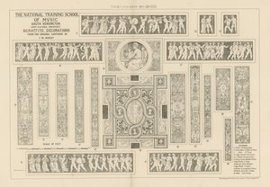 Décorations en sgraffito - English School
