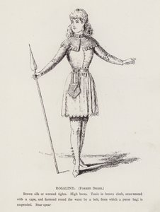 Comme il vous plaira de Shakespeare : Rosalind, costume de forêt - English School