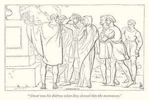 Périclès, prince de Tyr de Shakespeare; Cléon montre à Périclès la tombe de Marina