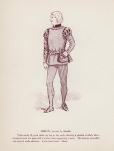 Les Joyeuses Commères de Windsor de Shakespeare : Simple, serviteur de Slender