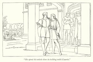 Orsino envoyant Viola à Olivia (gravure)