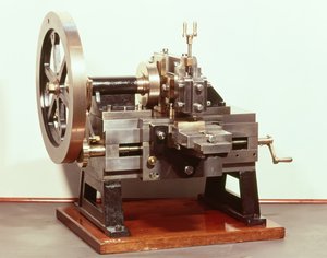 Machine à façonner conçue par James Nasmyth (1808-90) - English School