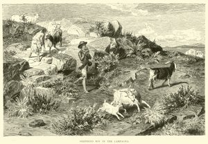 Jeune berger dans la Campagne - English School