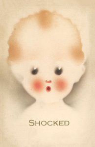 Enfant choqué (lithographie couleur)