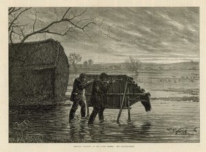Chasse aux oiseaux sauvages sur la haute Tamise : Le cheval de traque - English School