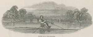 Bateau siamois sur la Serpentine, Hyde Park, Londres - English School