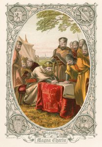 Signature de la Magna Carta - English School