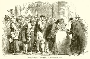 Signature du Covenant à Édimbourg, 1639