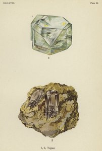 Silicates, topaze - English School