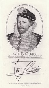 Sir Christopher Hatton, lord chancelier d