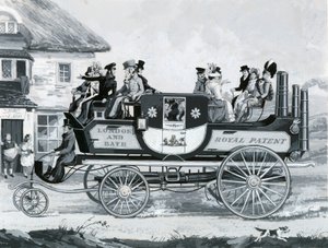 Deuxième voiture à vapeur de transport de passagers de Sir Goldsworthy Gurney