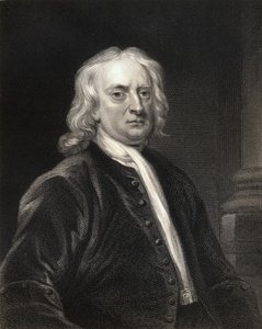 Sir Isaac Newton (1642-1727) de La Galerie des Portraits, publié en 1833 - English School