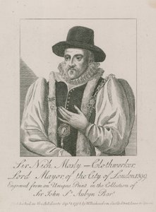 Sir Nicholas Mosley, drapier, Lord-maire de Londres, 1599