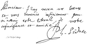 Sir Philip Sidney - English School